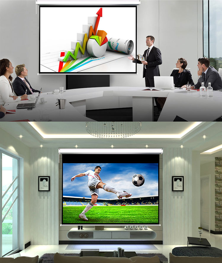電動投影幕家庭、會議室應用